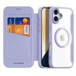 Dux Ducis Capa Iphone 16 Flip DX Skin Mag Lilás