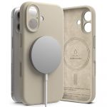 Ringke Capa Iphone 16 Silicone MagSafe Creme