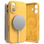 Ringke Capa Iphone 16 Silicone MagSafe Amarelo