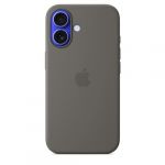 Apple Capa Silicone com MagSafe para iPhone 16 Stone Grey