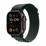 Apple Watch Ultra 2 GPS + Cellular 49mm Black Titanium c/ Bracelete Loop Alpine Dark Green - Large