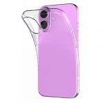 Puro Capa Silicone Nude 0.3 para iPhone 16 Plus Clear