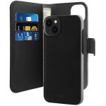 Puro Capa Destacável Wallet Ecopele para iPhone 14 Plus Black
