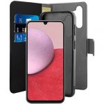 Puro Capa Destacável Wallet Ecopele para Samsung Galaxy A14 4G Black