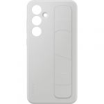 Samsung Galaxy S24FE Capa de Silicone com Fita Cinza