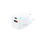 Coolbox Carregador 1x USB-C + 1x USB-A 20W com Tencologia GaN