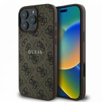 Guess Capa para iPhone 16 Pro Max Brown Magsafe