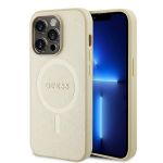 Guess Capa Saffiano MagSafe para iPhone 15 Pro Max