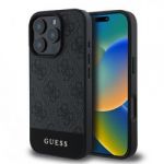 Guess Capa para iPhone 16 Pro 4g Listra Cinza