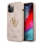 Guess Capa iphone 11-xr Grande 4g Metal Logo Rosa