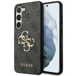 Guess Capa Samsung A55 4G Grande Logotipo de Metal Preto