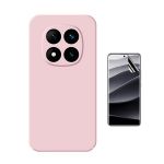 G4M Kit Película Protectora de Hydrogel Frente + Capa Proteção Silicone Gift4Me Para Xiaomi Redmi Note 14 Pro Pink 4894699011258