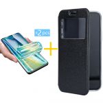 Accetel Pack 2x Película de Hidrogel + Capa Accetel Samsung Galaxy A05s 5G Gandy Flip Cover Black - 8434010680198