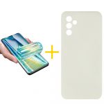 Accetel Pack 1x Película de Hidrogel + Capa Accetel Samsung Galaxy A05s 5G Silicone Líquido Sand - 8434010679925