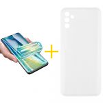 Accetel Pack 1x Película de Hidrogel + Capa Accetel Samsung Galaxy A05s 5G Silicone Liso Clear - 8434010679727