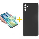 Accetel Pack 1x Película de Hidrogel + Capa Accetel Samsung Galaxy A05s 5G Silicone Liso Black - 8434010679710