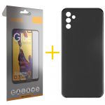 Accetel Pack 1x Película de Vidro Temperado Full + Capa Accetel Samsung Galaxy A05s 5G Silicone Liso Black - 8434010678980