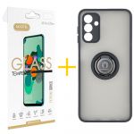 Accetel Pack 1x Película de Vidro Temperado 2.5D + Capa Accetel Samsung Galaxy A05s 5G Gel Bumper Ring Black - 8434010678362