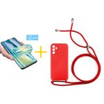 Skyhe Pack 2x Película de Hidrogel + Capa Skyhe Samsung Galaxy A05s 5G Gel Rope Red - 8434010680037