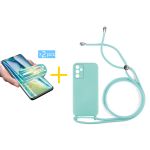 Skyhe Pack 2x Película de Hidrogel + Capa Skyhe Samsung Galaxy A05s 5G Gel Rope Green Água - 8434010680013