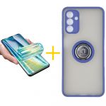 Skyhe Pack 1x Película de Hidrogel + Capa Skyhe Samsung Galaxy A05s 5G Gel Bumper Ring Blue - 8434010679611