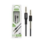 Accetel Cabo de Audio Auxiliar, Jack 3.5mm M para Jack 3.5mm M, Accetel AU115 Black 8434010462237