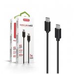 Accetel Cabo Pd Type-C CU-2106 para Xiaomi Redmi Note 13 Pro 4 X Velocidade de Carregamento 1M. 3A 60W Power Delivery 3.0 Black 8434010499172