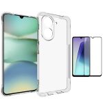 Kit Capa Super Proteção + Película de Vidro Temperado Gorilasglass GIFT4ME Para Xiaomi Redmi A5 4G Clear