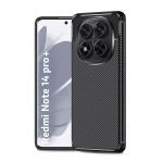 Capa para Xiaomi Redmi Note 14 Pro Plus Gel Carbono Elegante Black