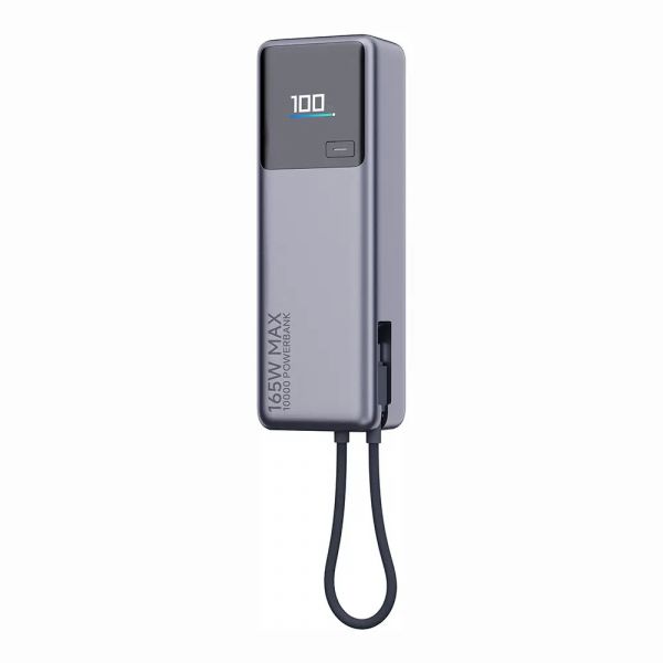 Powerbank Xiaomi 165W 10000 (Cabo Integrado) 5500mAh (5V/4A) USB-C