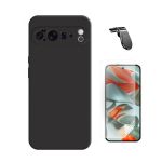 G4M Kit Película Protectora de Hydrogel Frente + Capa Proteção Silicone + Suporte Magnético L GIFT4ME Para Google Pixel 10 Pro XL Black 6425737272294