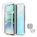 G4M Kit Capa 360° Proteção Frente e Verso + 1 Handholder + 1 Suporte Handholder White GIFT4ME Para Xiaomi Redmi A5 4G Transparente/Branco 6425739346344