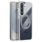 Samsung Capa com Suporte Magnético para Samsung Galaxy S25+ (Plus) Clear