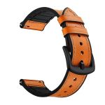 Bracelete Premium Siliconleather PHONECARE Para Garmin Forerunner 970 Brown / Black