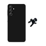 Kit Suporte Magnético Com Pernas + Capa Proteção Silicone GIFT4ME para Samsung Galaxy A17 5G Black