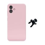 Kit Suporte Magnético Com Pernas + Capa Proteção Silicone GIFT4ME para Samsung Galaxy A07 Pink
