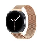 Bracelete Milanese Com Fecho Magnético para Samsung Galaxy Watch8 40mm Bluetooth Pink ouro