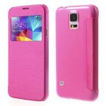 Case Plus Capa Flip Janela para Samsung Galaxy S5 G900 Pink