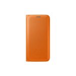 Samsung Capa Flip Wallet PU para Galaxy S6 Edge Orange - EF-WG925POEGWW