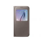 Samsung Capa S-View Cover PU para Galaxy S6 Gold - EF-CG920PFEGWW