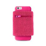 Puro Capa Wristband com Bolso para iPhone 6 Pink