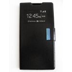 Capa Flip Cover para Sony Xperia C3 Black com Apoio e Janela