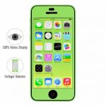 Artwizz Película ScratchStopper Color para iPhone 5c Green