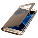 Samsung Capa S-View Cover para Galaxy S7 Edge Gold - EF-CG935PFEGWW