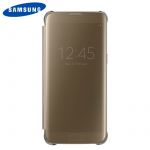 Samsung Capa Clear View Cover para Samsung Galaxy S7 Edge Gold - EF-ZG935CFEGWW