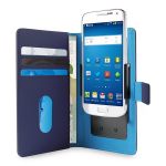 Puro Capa Smart Wallet C/3 Porta-Cartões Até 5.1" Blue