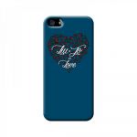 Liu Jo Capa Rígida Heart LJ5LOVEB para iPhone SE, 5, 5s, Blue