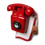 GPO 746 WallPhone Red
