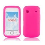 Capa Silicone para Pink para Samsung Galaxy Gio/S5660