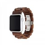 Woodcessories EcoStrap Apple Watch Band 42mm Walnut Silver - ECO145
